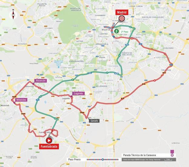 La Vuelta llega a Madrid horarios de paso y recorrido de la última